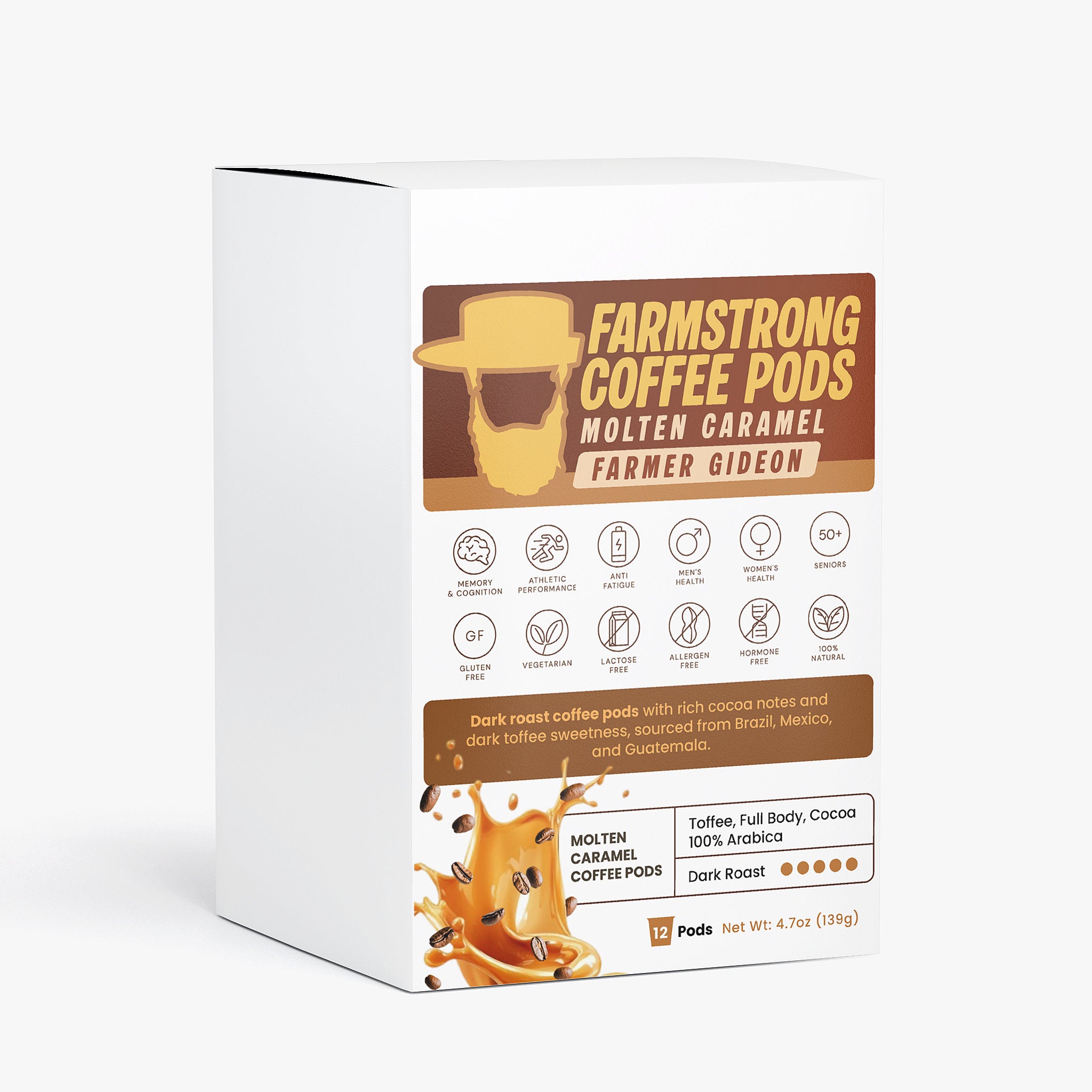 FarmStrong Coffee Pods (Molten Caramel)