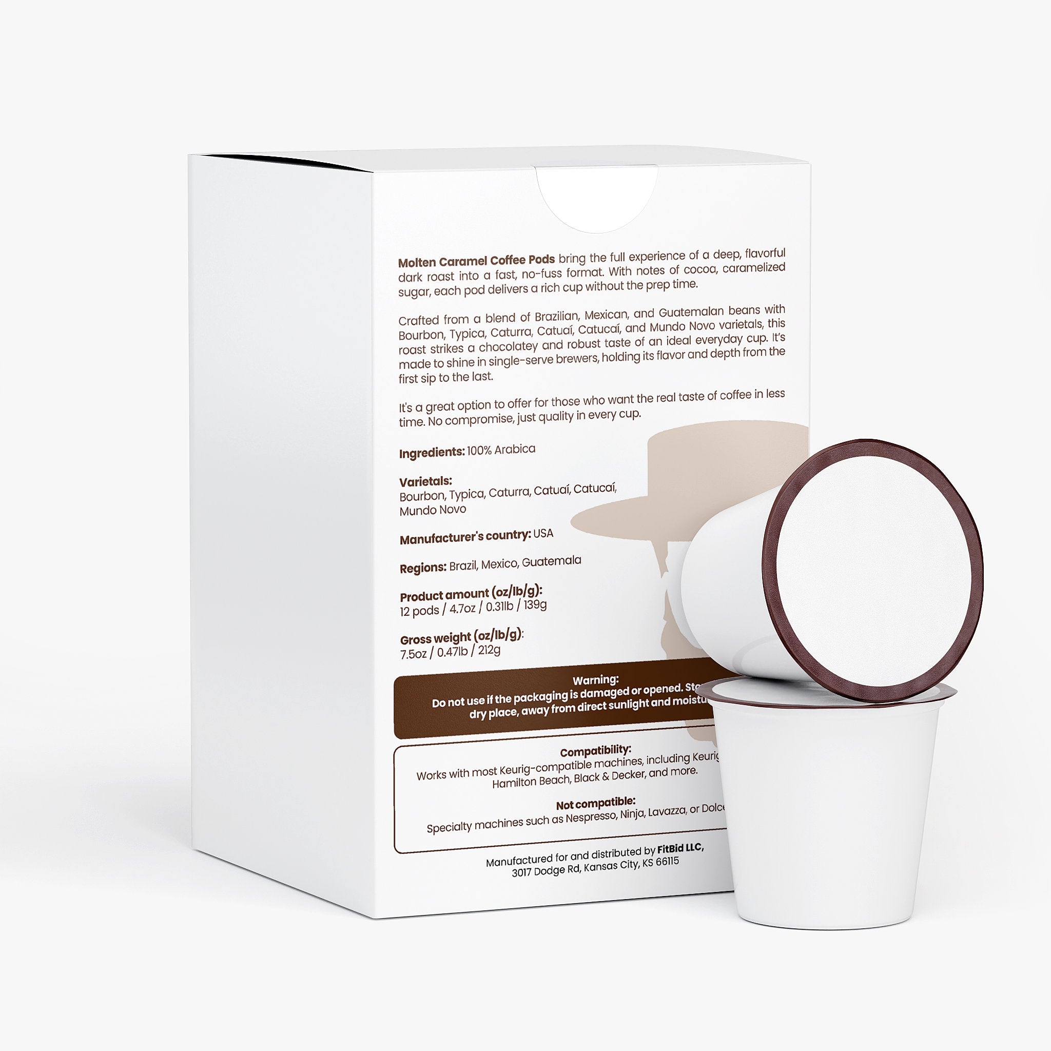 FarmStrong Coffee Pods (Molten Caramel)