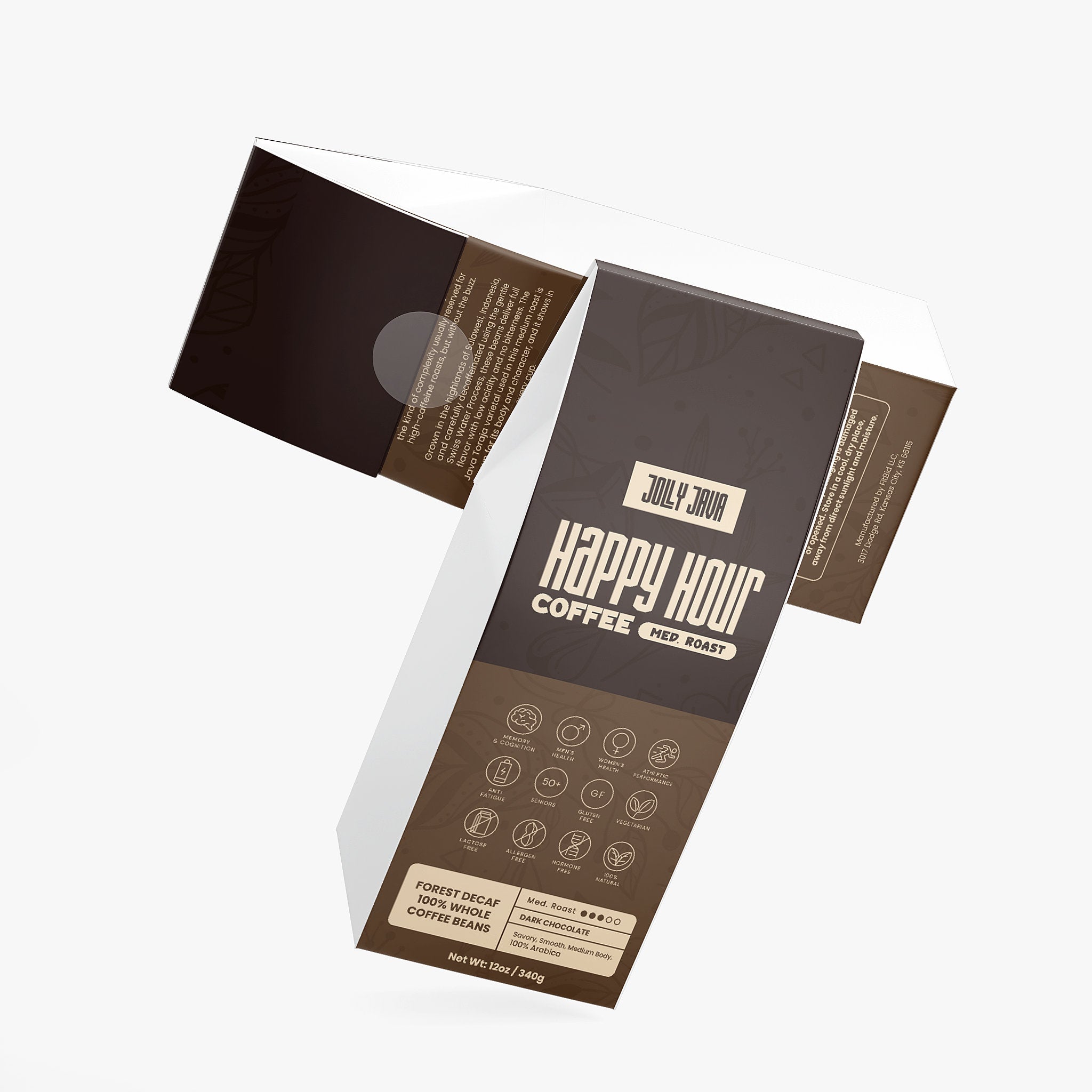 Dark Chocolate - Happy Hour Coffee (Med. Roast)