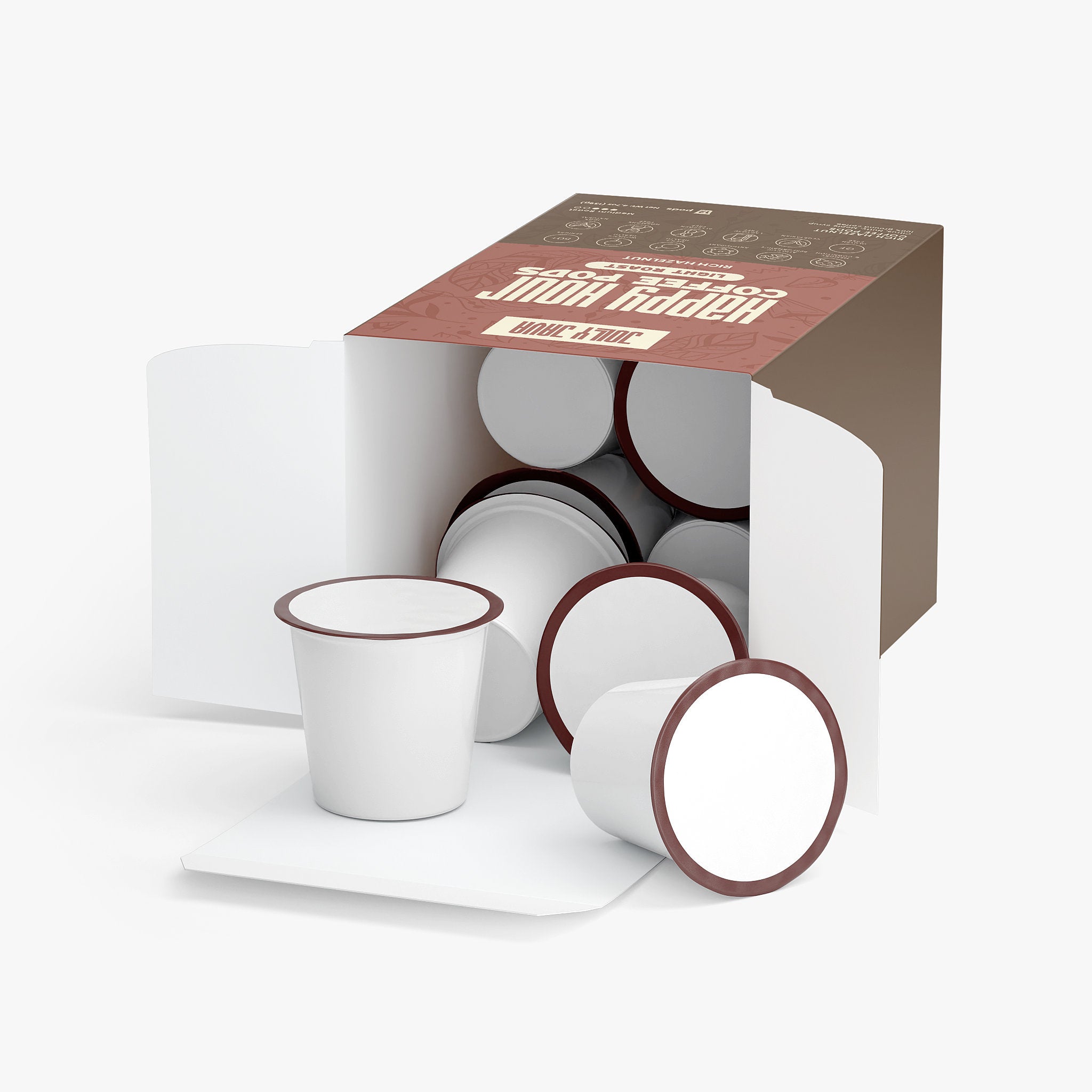 Happy Hour Hazelnut Coffee Pods (Med. Roast)