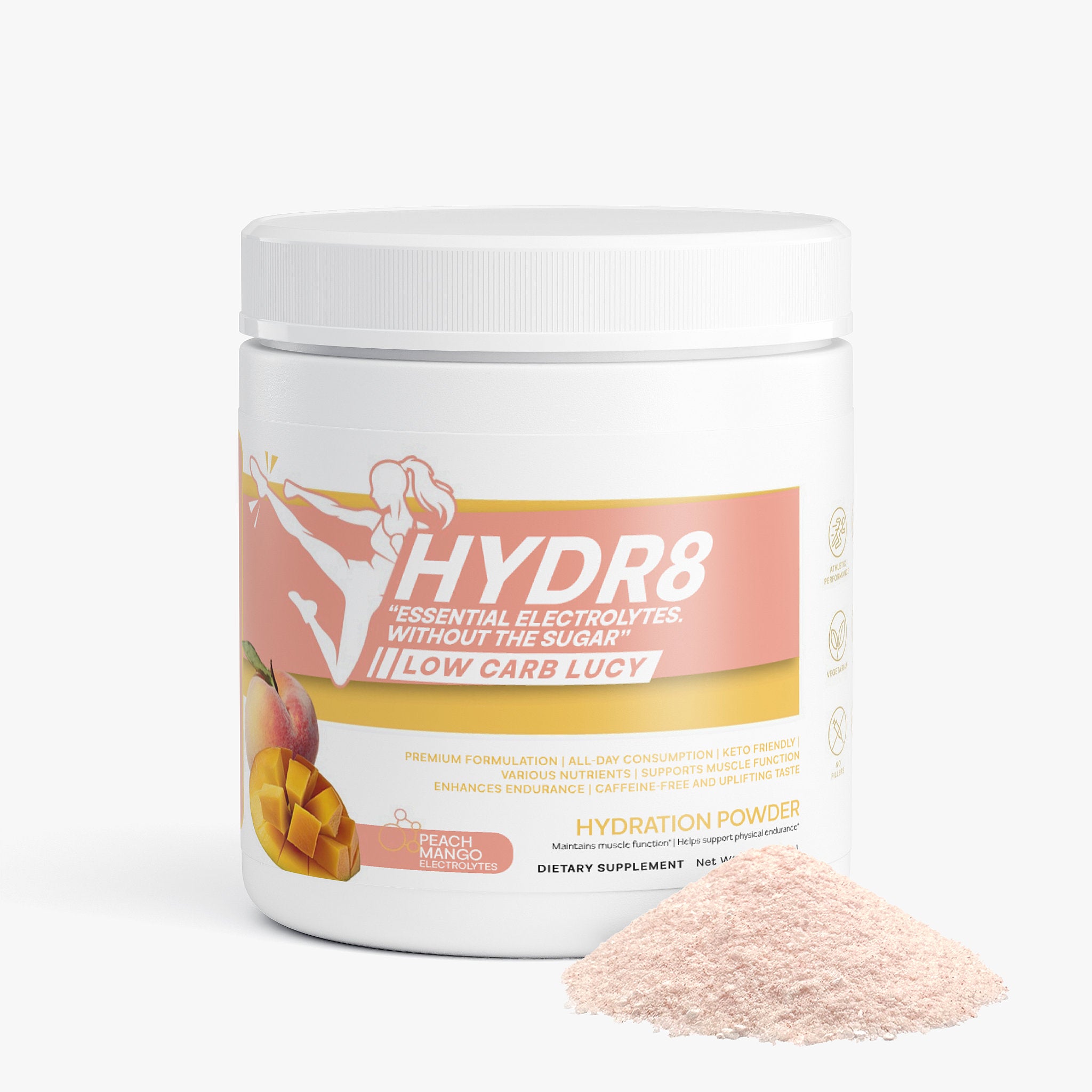 Hydr8 Electrolytes (Peach Mango)