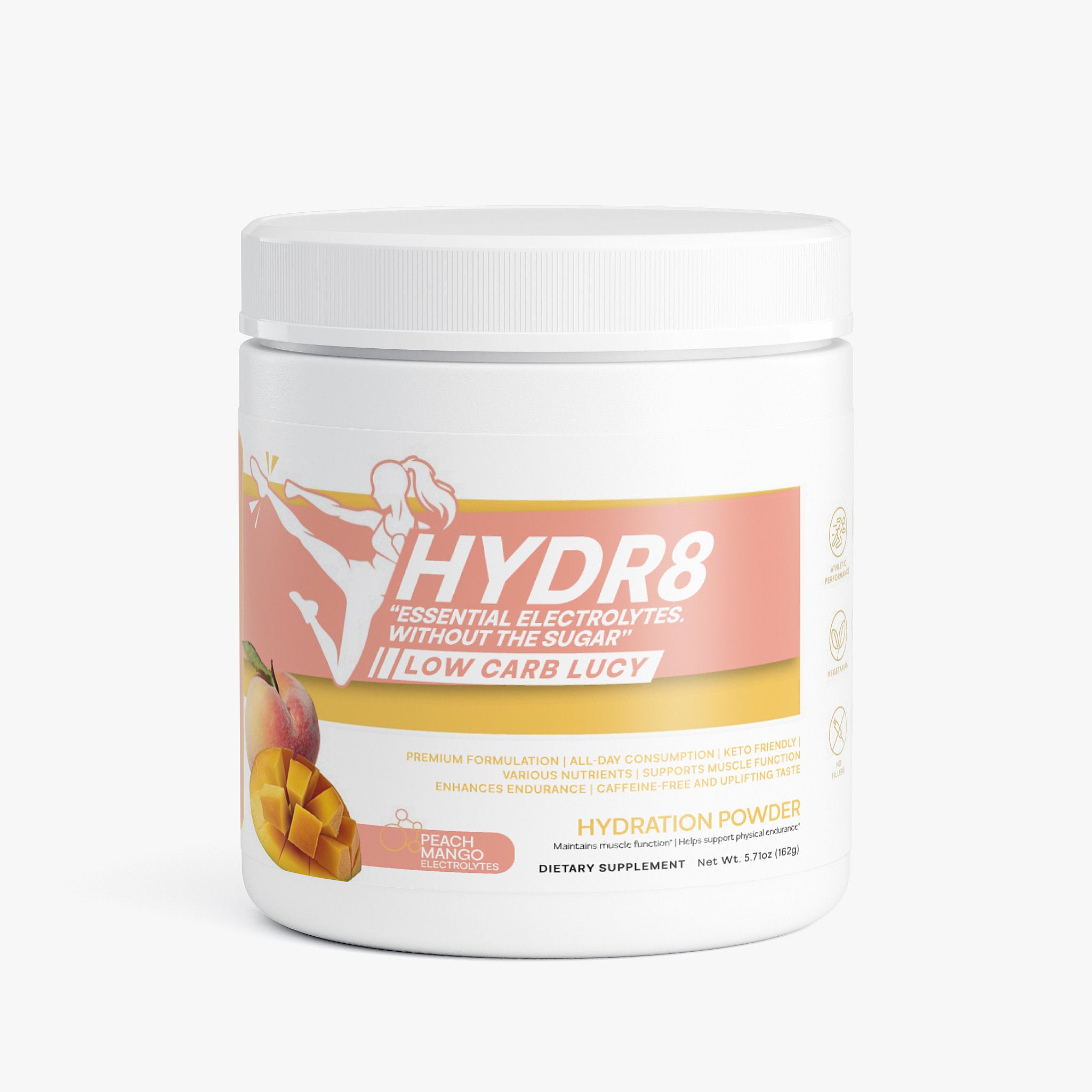 Hydr8 Electrolytes (Peach Mango)
