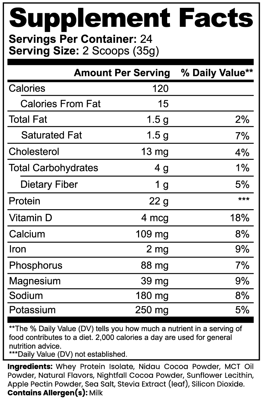 Whey Isolate Protein (James Brownie)